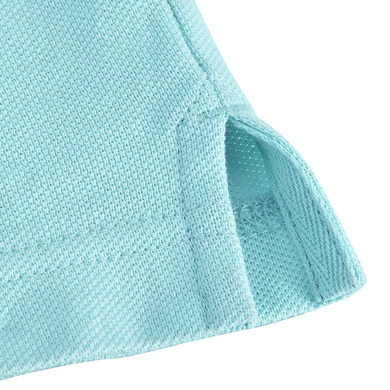 水藍色商務(wù)POLO衫