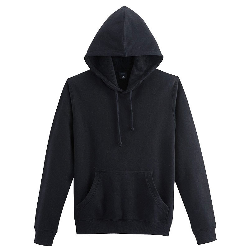 黑色套頭衛(wèi)衣