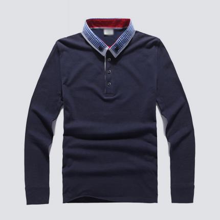 男款長(zhǎng)袖T恤衫時(shí)尚流行款式加工制作