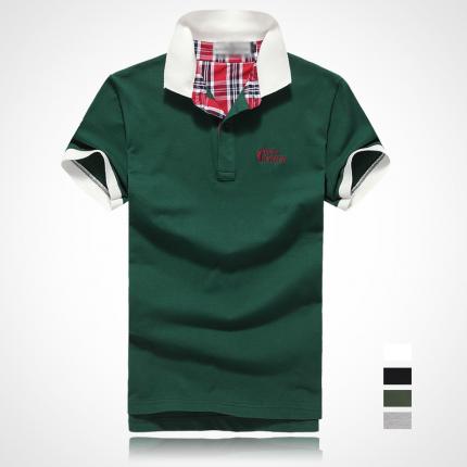 男士時尚POLO衫定做 珠地精梭純棉材質(zhì)