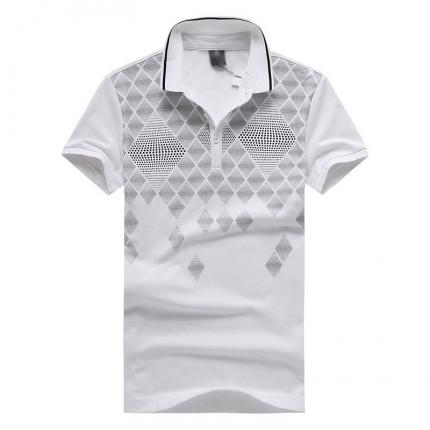 男士翻領(lǐng)短袖POLO衫 時尚印花圖案制作