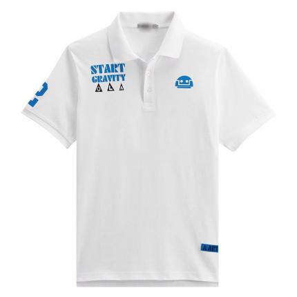 韓版時尚印花白色棉質(zhì)T恤制作