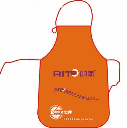 棉質(zhì)圍裙款式定制，印制廣告詞