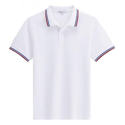 白色純棉T恤衫定做